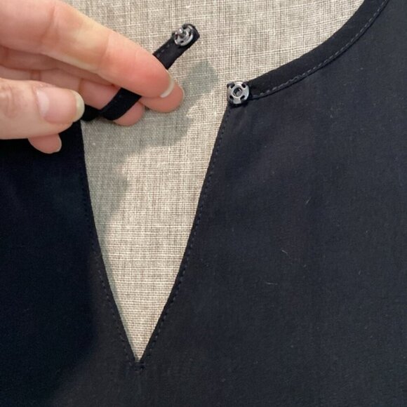 Liz Lange Black Long Sleeve Blouse Size XL - Picture 7 of 13